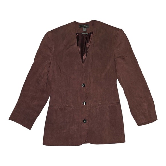 Banana Republic Suit Set Size 4 Women's Linen/Rayon Italy Dresswear Business - Picture 2 of 14